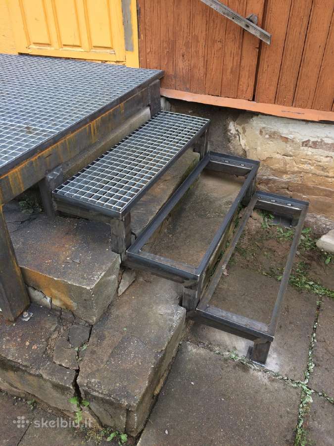 Metaliniai laiptai, laiptai iš metalo, karkasas - nuotraukos Nr. 4