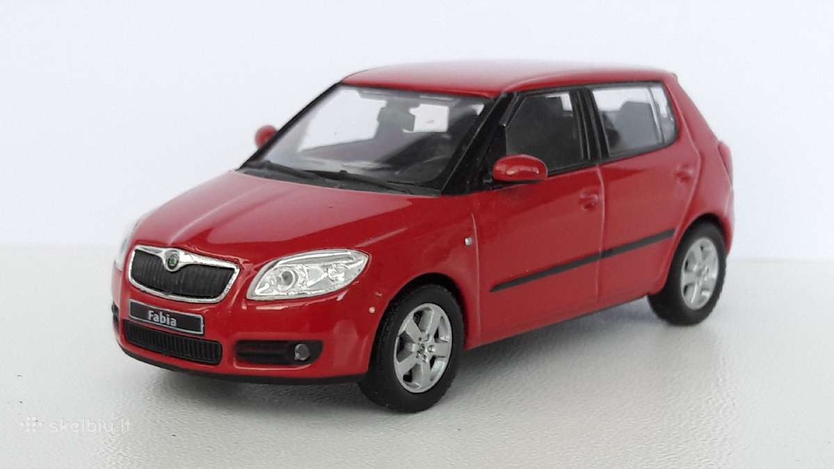 1/43 modeliukai Škoda Fabia Mk2