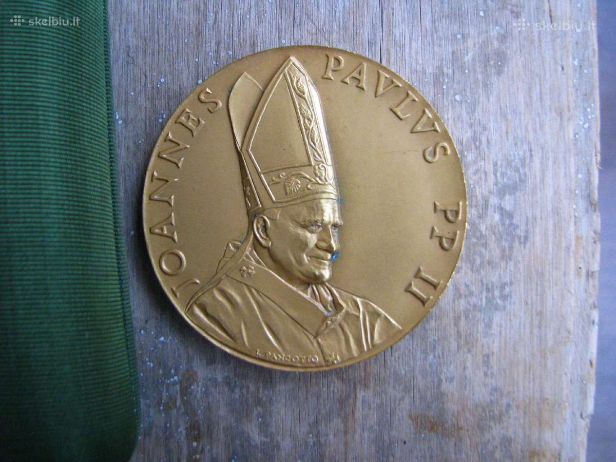 Siulau medali su pauliumi II popežiumi kaina 20eur | Skelbiu.lt Siulau medali su pauliumi II popežiumi kaina 20eur