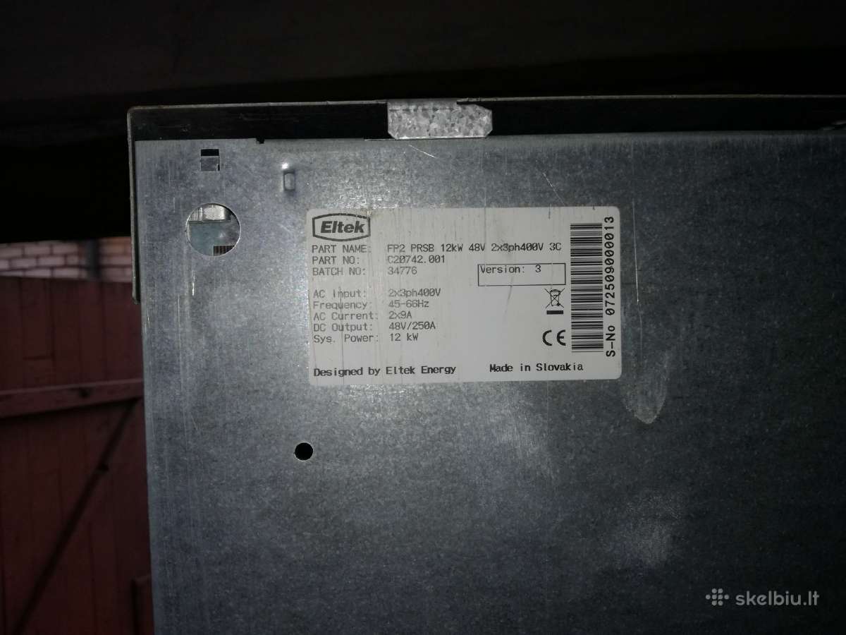 Eltek Ac/dc lygintuvas (rectifier)