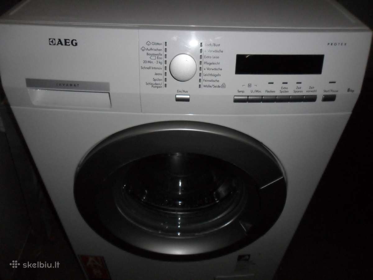 Aeg 8kg A++,siauresne - nuotraukos Nr. 3