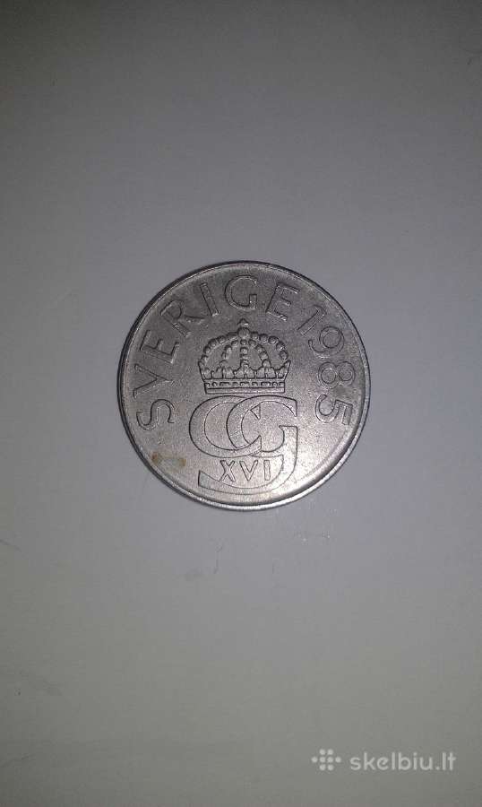 Sverige 5 kronor, 1985 - nuotraukos Nr. 2