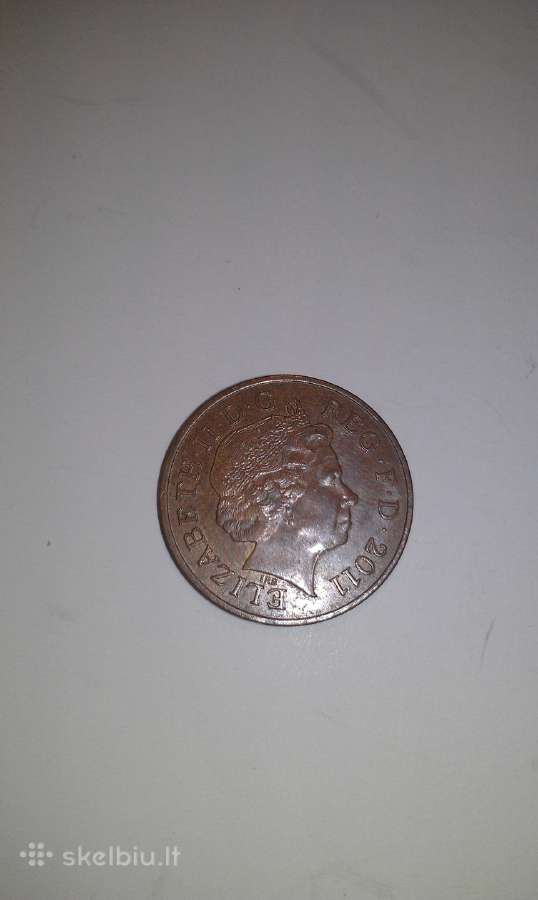 Moneta Jungtinė Karalystė two pence, 2011m. - nuotraukos Nr. 2