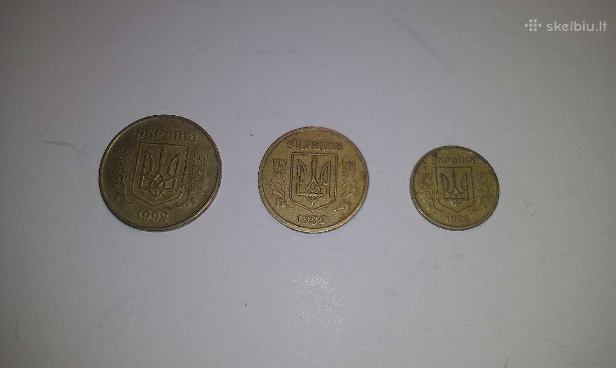 Monetos Ukrainietiškos 2009m. 2007m. 1992m. 1994m. - nuotraukos Nr. 2