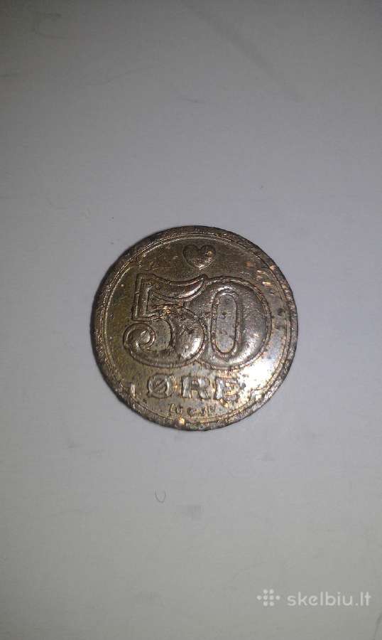 Moneta 50 ore - Margrethe II 1998 m.