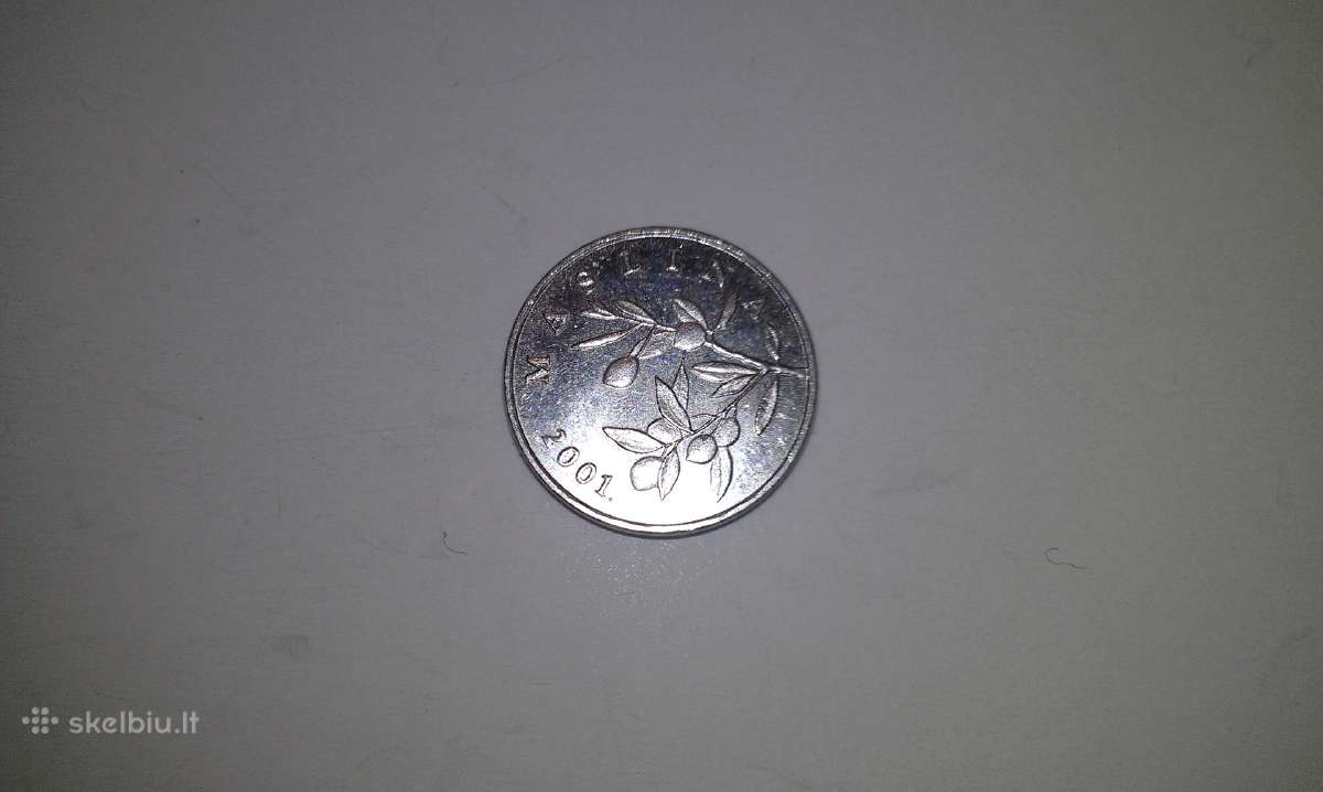 Moneta 20 Lipa Croatian Republika Hrvatska 2001m - nuotraukos Nr. 2
