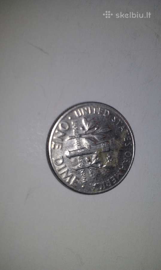 1980 P Roosevelt One Dime United Statesof America - nuotraukos Nr. 2