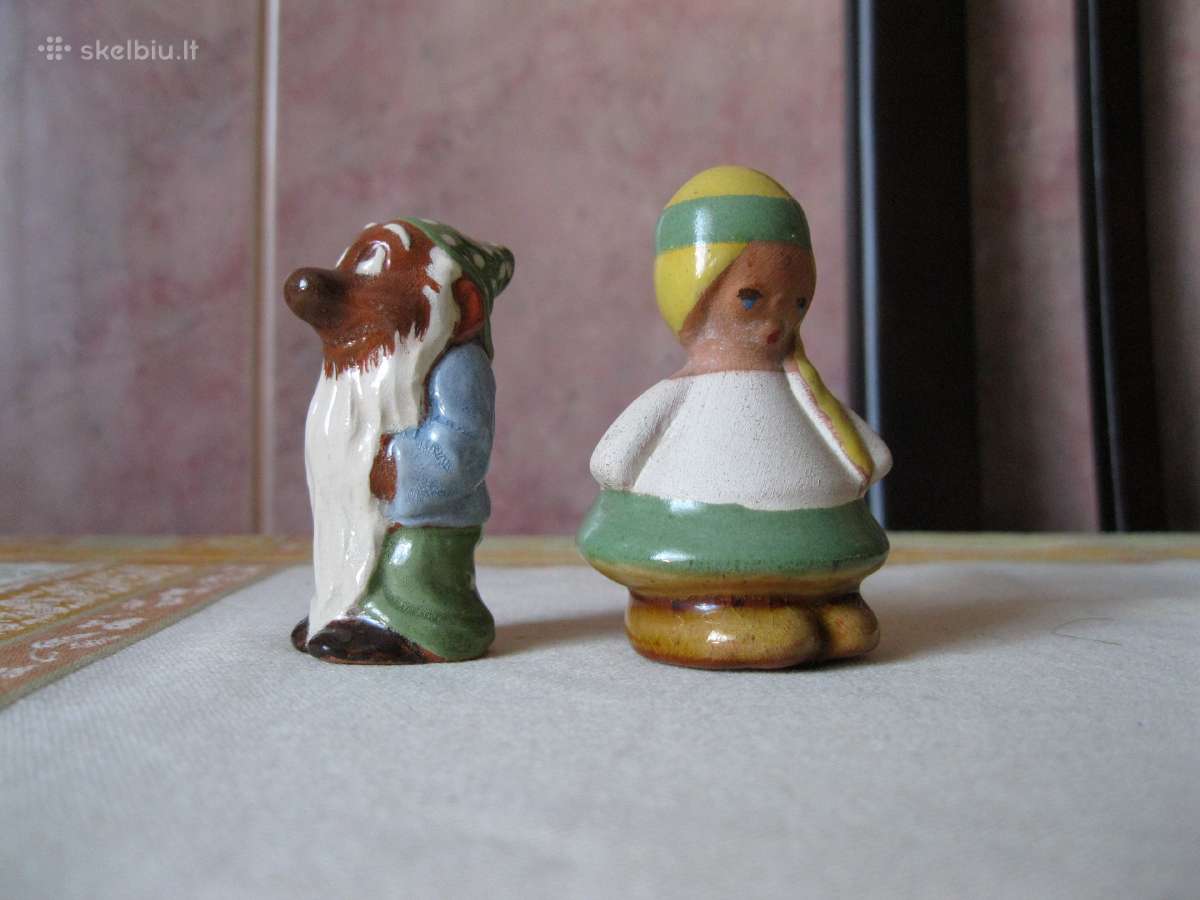 Dvi Molines Glazuruotos Statuleles - labai grazios - nuotraukos Nr. 3