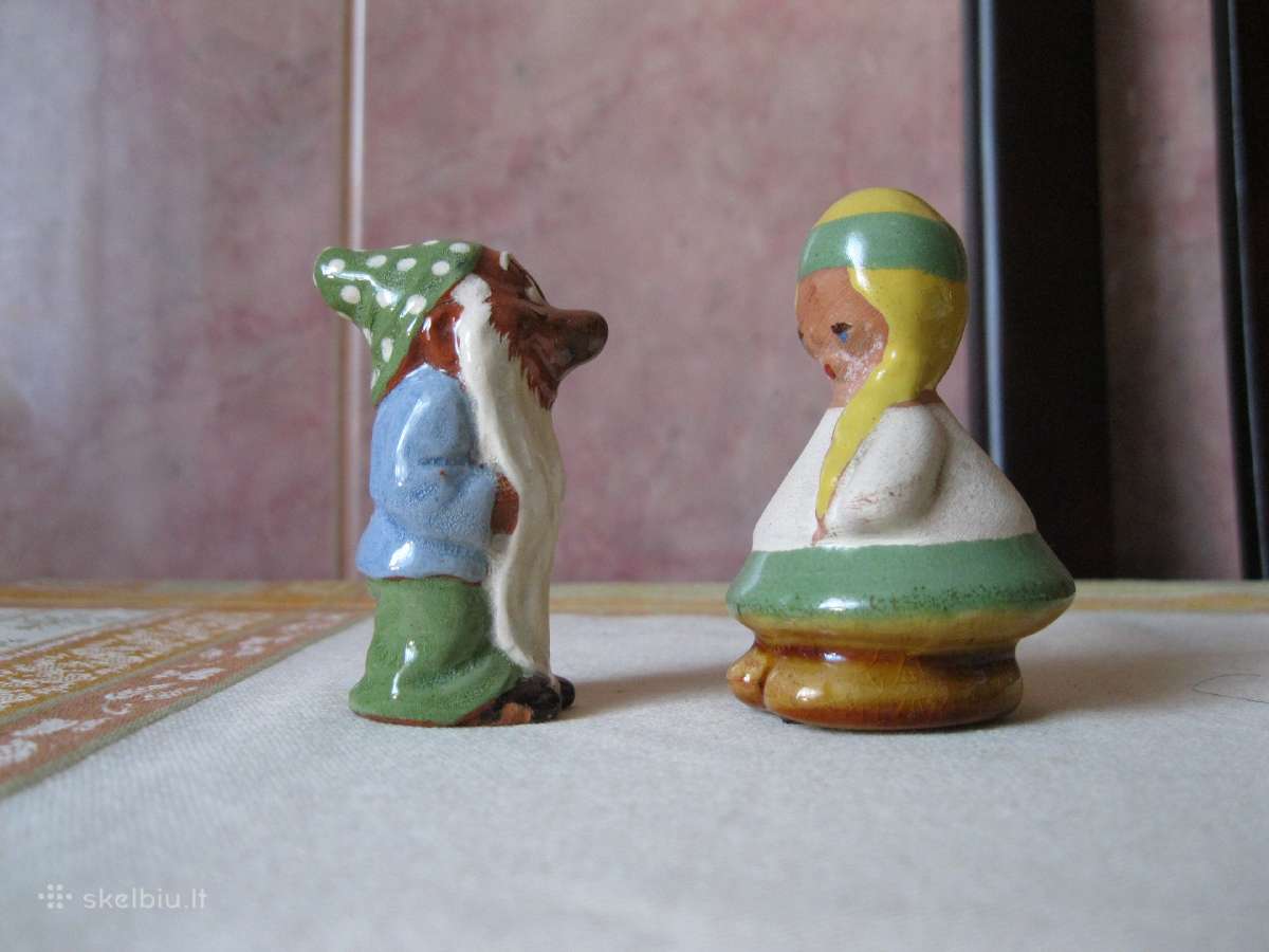 Dvi Molines Glazuruotos Statuleles - labai grazios - nuotraukos Nr. 6