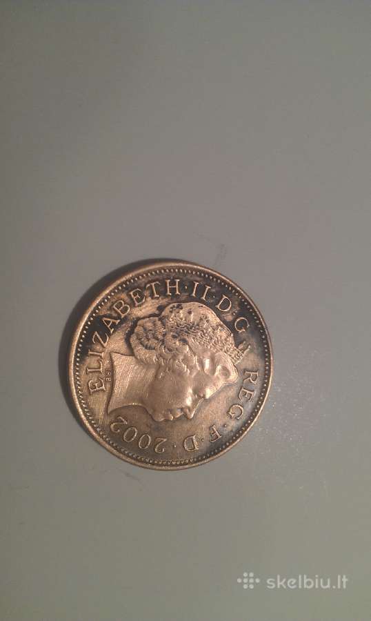 Moneta 2 Pence - Elizabeth II 4th portrait - nuotraukos Nr. 2