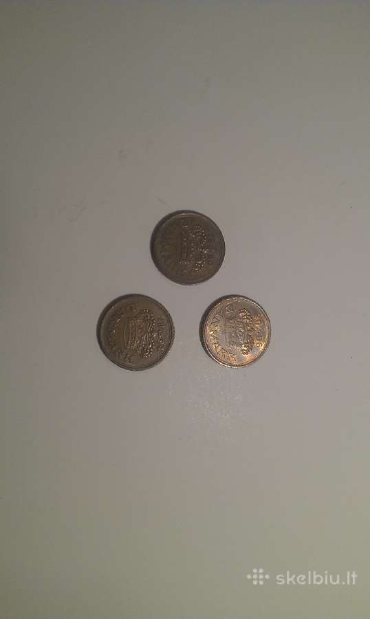 Monetas Denmark 25 Ore, 1990m.1994m. 2006m