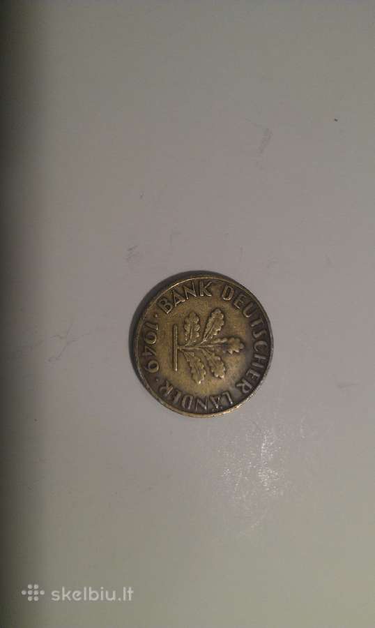 10 Pfennig 1949 F Hamburg Bank Deutscher Lander Skelbiu Lt