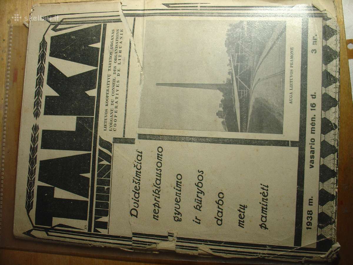 Talka 1938m. 1939m., Liaudies Ūkis 1939m. Ir Kiti