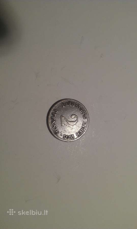 Moneta 2 Pfennig 1905 Deutschland Kaiserreich