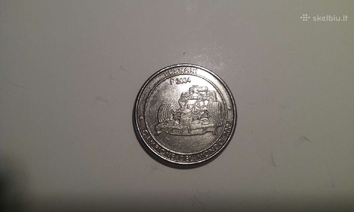Moneta Medaglia commemorativa Ferrari 2004