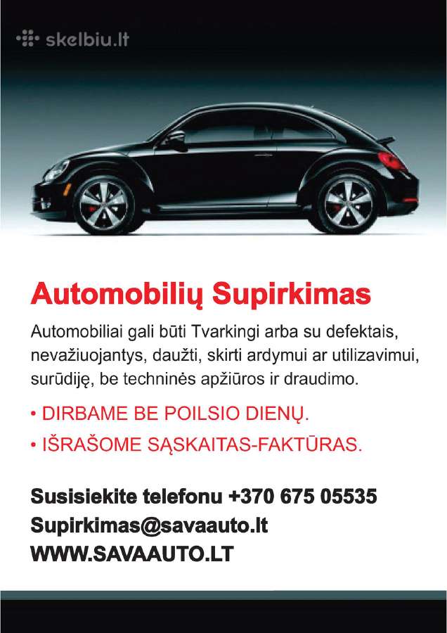 Automobilio supirkimas / utilizavimas - nuotraukos Nr. 7