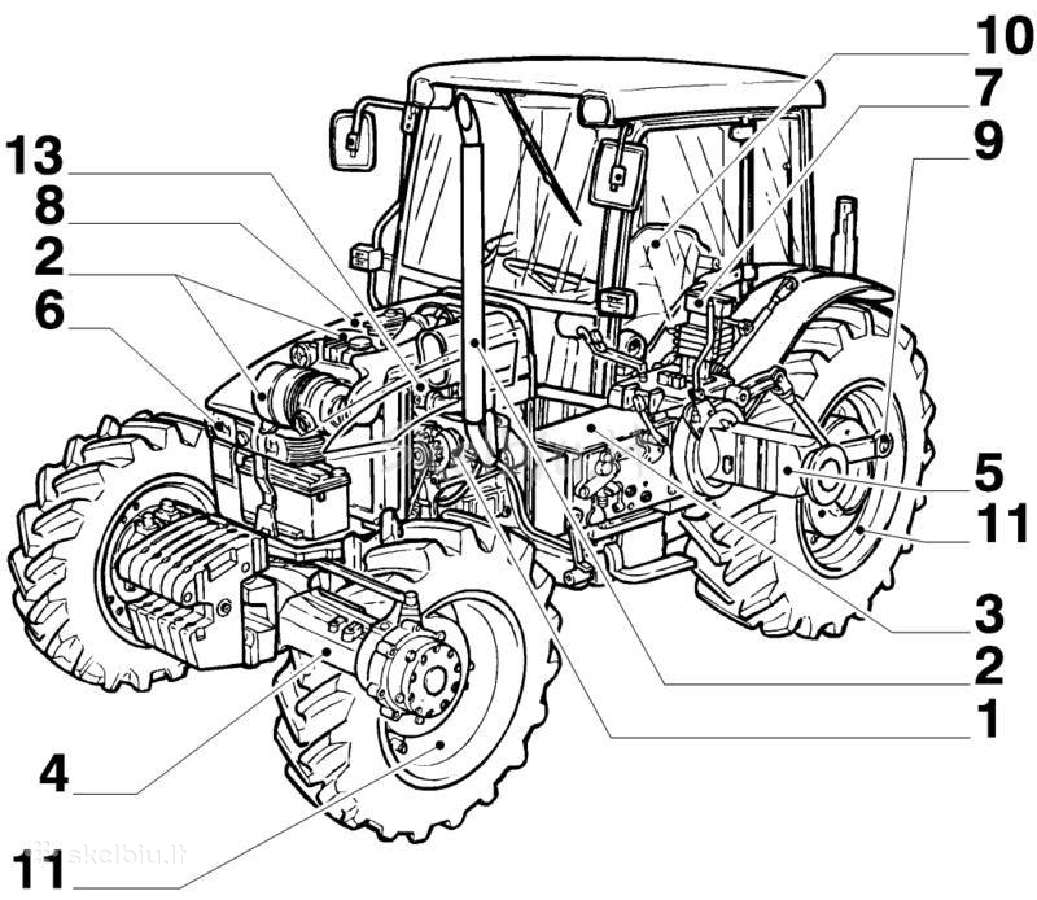 New Holland Ford dalys Ir Remontas - nuotraukos Nr. 10