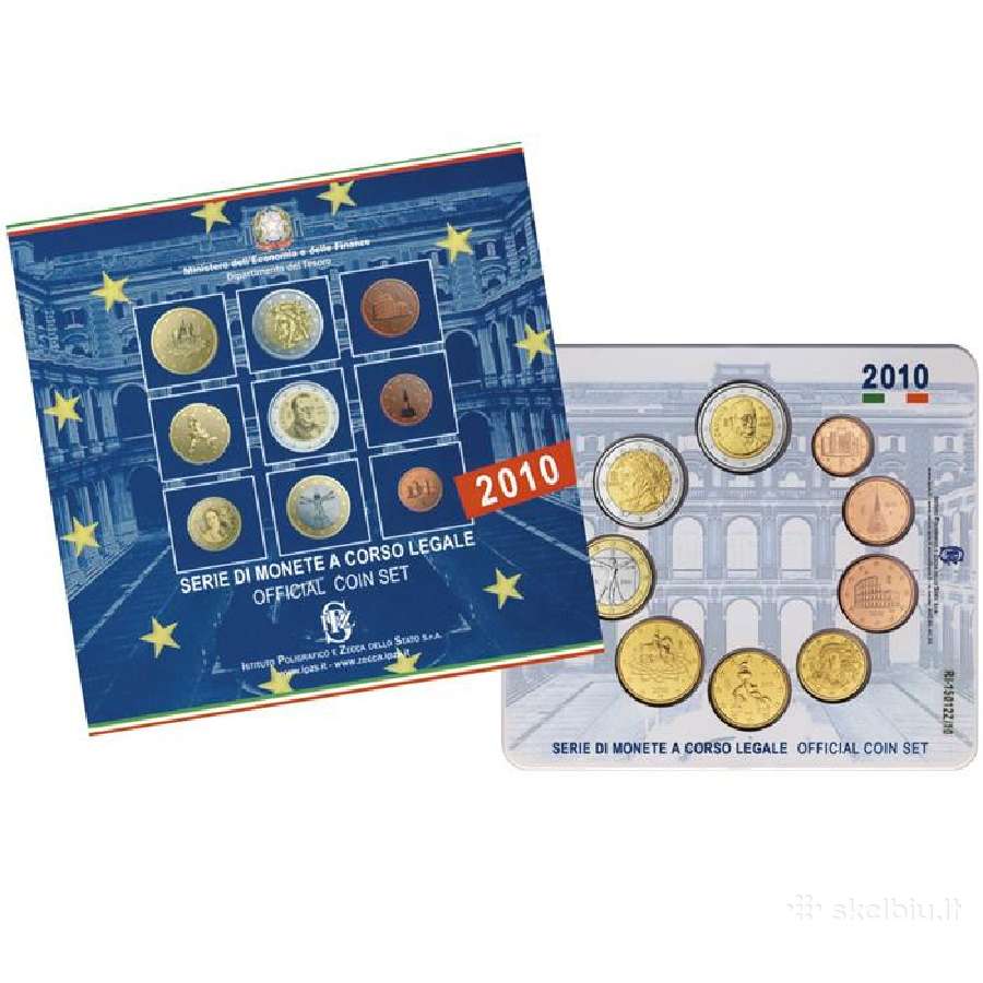 Euro monetu oficialus rinkiniai Bu Unc Proof kokyb - nuotraukos Nr. 3