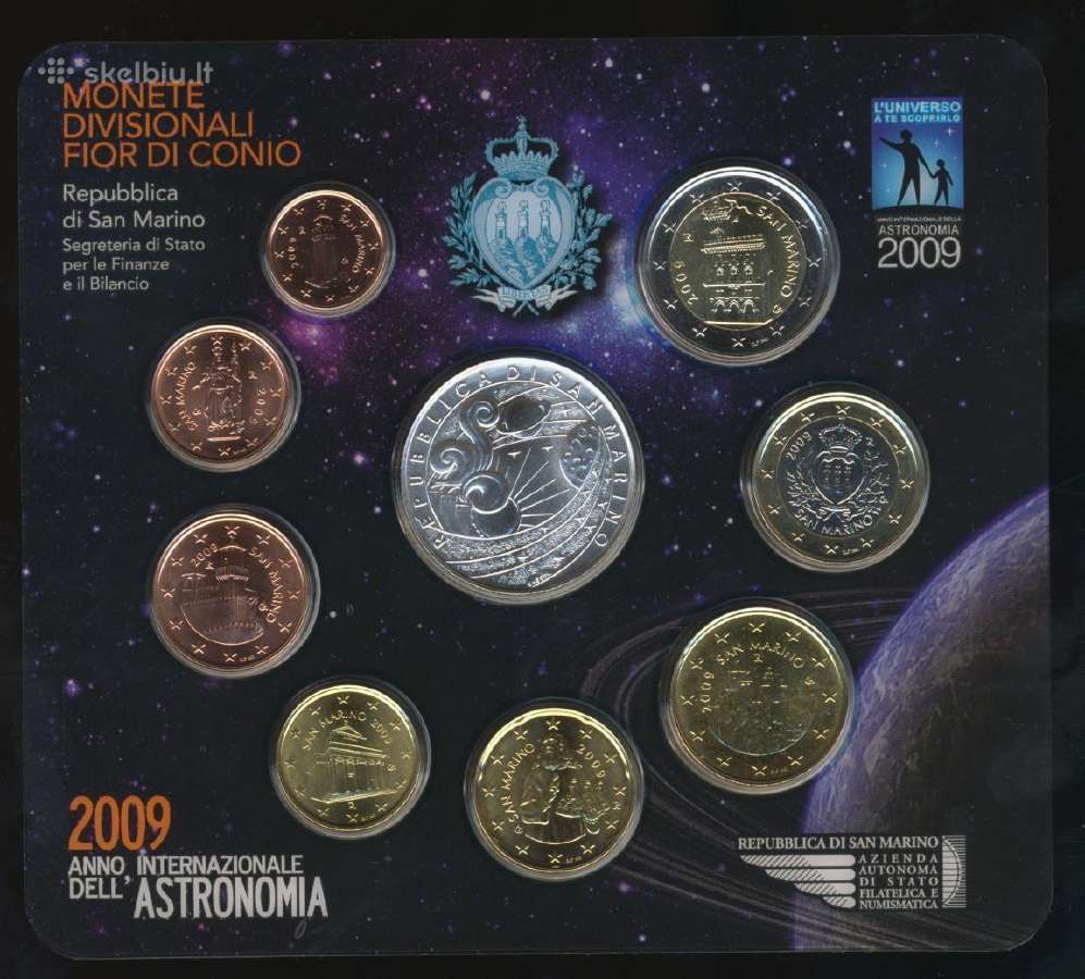 Euro monetu oficialus rinkiniai Bu Unc Proof kokyb - nuotraukos Nr. 11