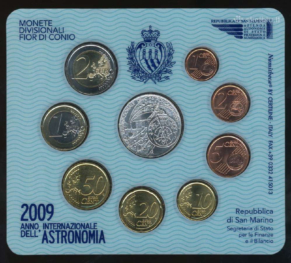 Euro monetu oficialus rinkiniai Bu Unc Proof kokyb - nuotraukos Nr. 12