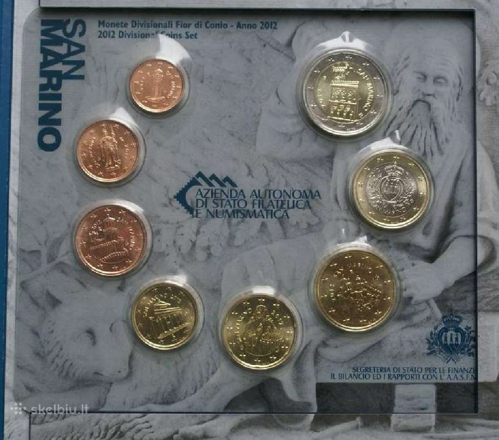 Vatikanas, San Marinas, Monakas, rečiausi euro rin - nuotraukos Nr. 8