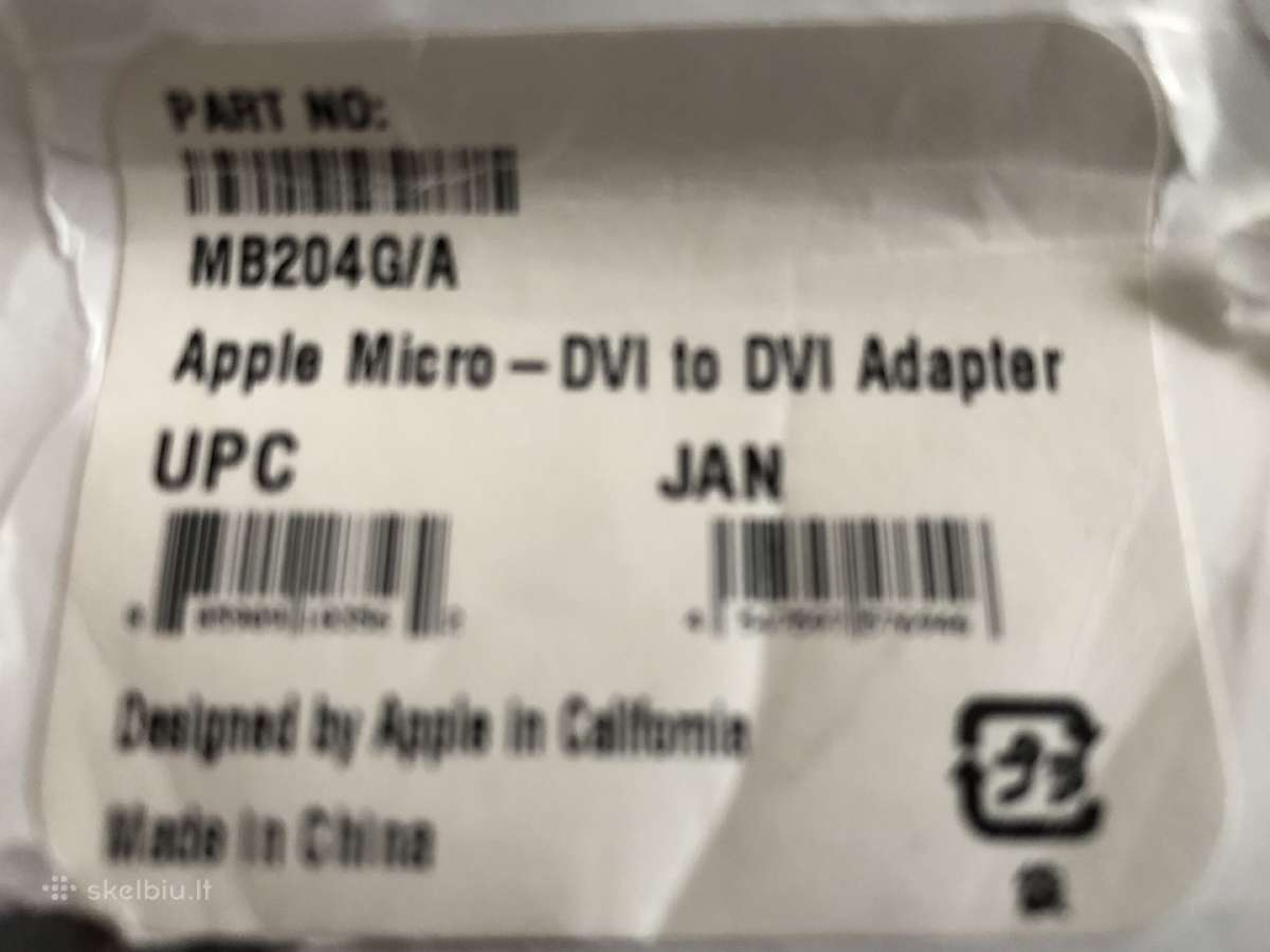 Apple MacBook Air adapteris Mb204g/a - nuotraukos Nr. 2