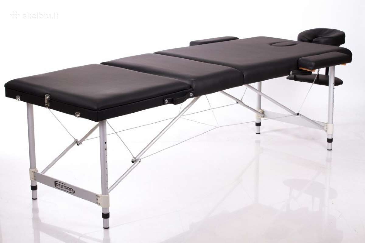 Sulankstomas masažo stalas Restpro® Alu 3 Black - nuotraukos Nr. 2