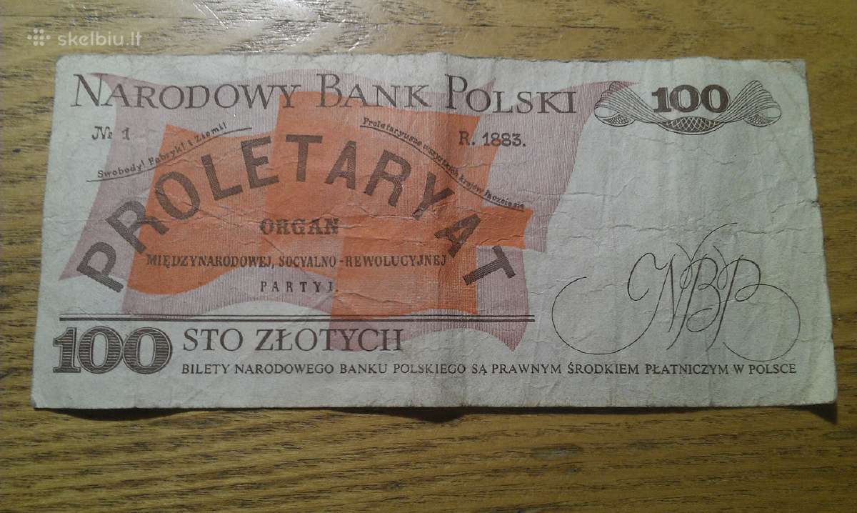 Lenkijos 100 zlotu 1986 m. - nuotraukos Nr. 2