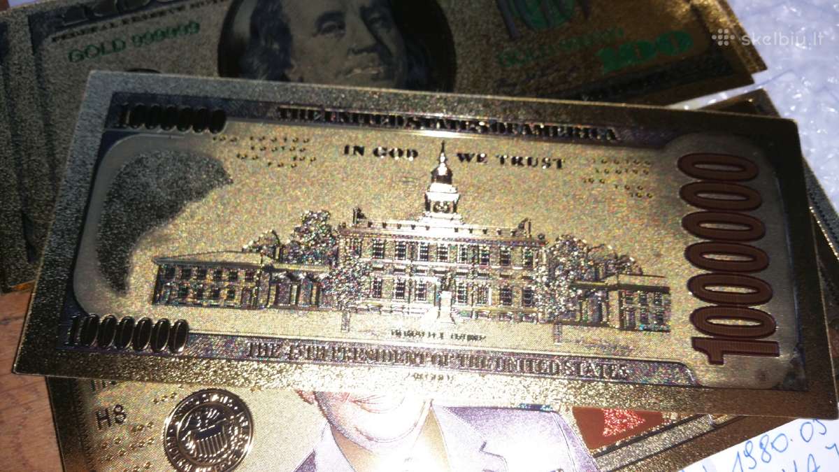 Parduodu auksini100,1000,1000000 dol. kaina po 5eu - nuotraukos Nr. 4