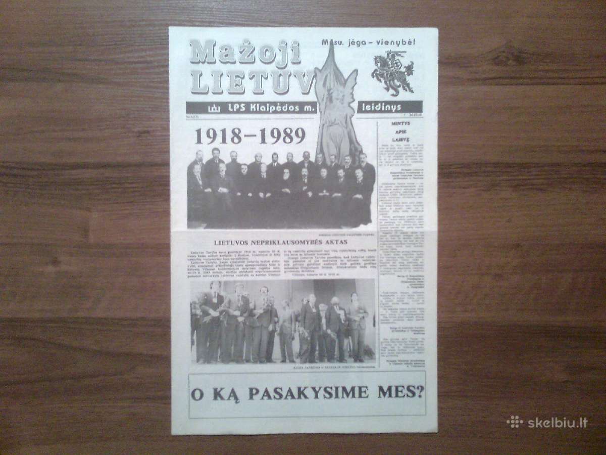 Seni laikrasciai skirti Vasario 16 dienai