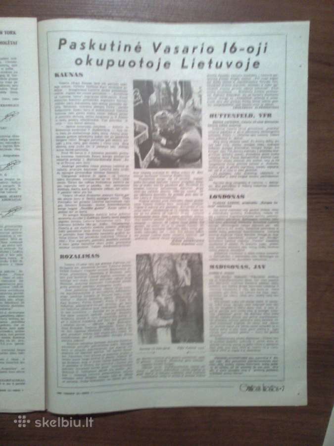 Seni laikrasciai skirti Vasario 16 dienai - nuotraukos Nr. 9