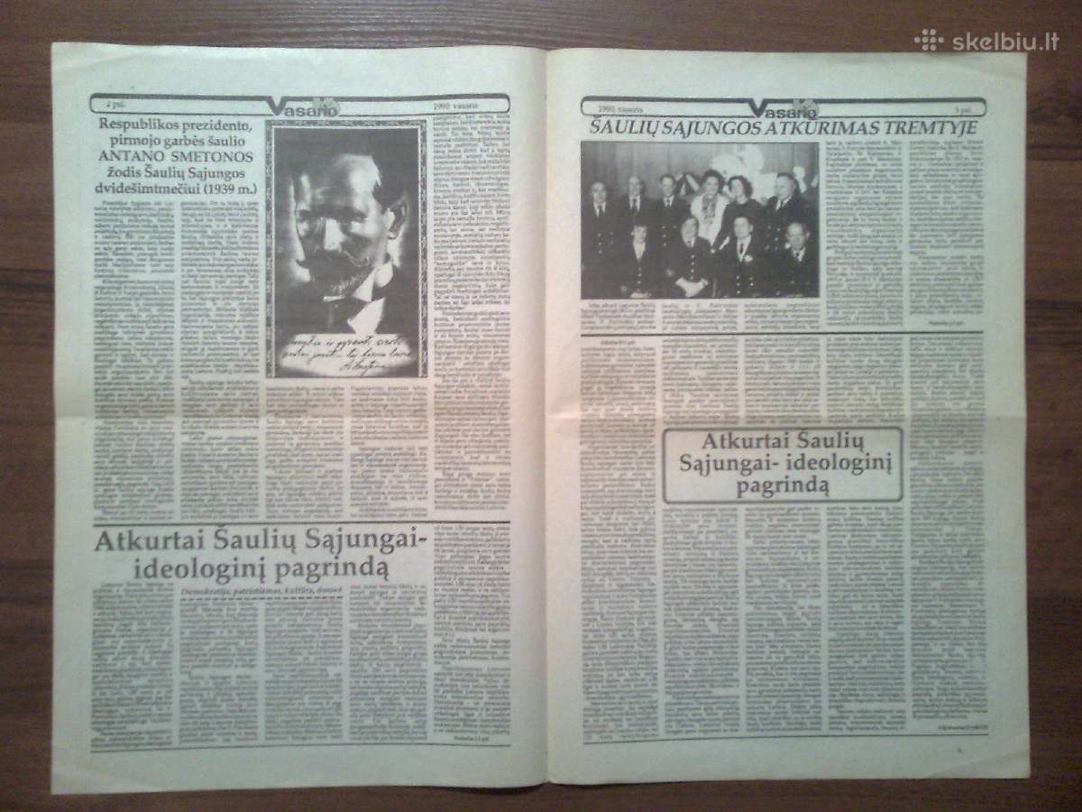 Laikrastis "Vasario 16" 1989-1990 metai - nuotraukos Nr. 7
