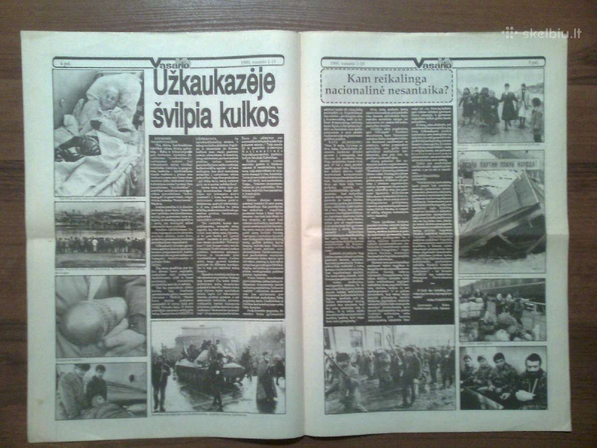 Laikrastis "Vasario 16" 1989-1990 metai - nuotraukos Nr. 11