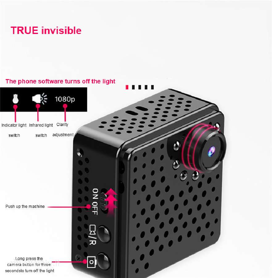 Hi End, Full HD (1080p), WiFi, P2p, Ip Kamera - nuotraukos Nr. 3