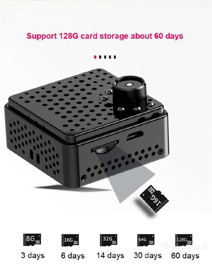 Hi End, Full HD (1080p), WiFi, P2p, Ip Kamera - nuotraukos Nr. 4