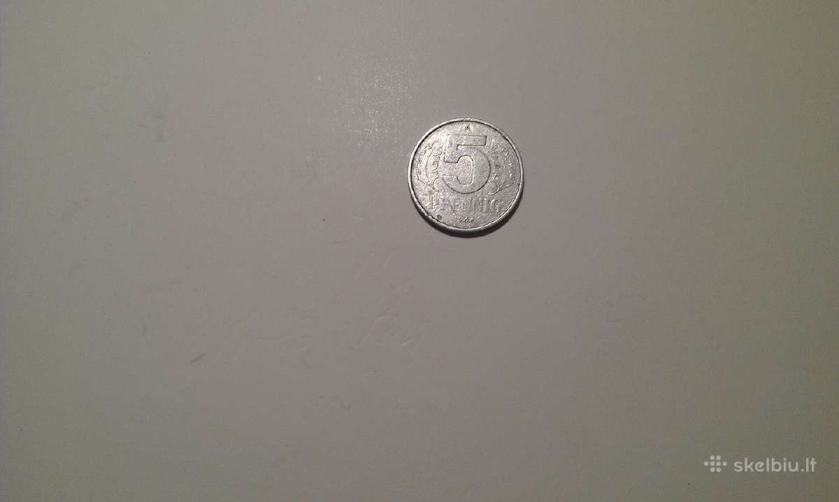 Monetagerman-democratic Republic 5 Pfennig, 1968m.