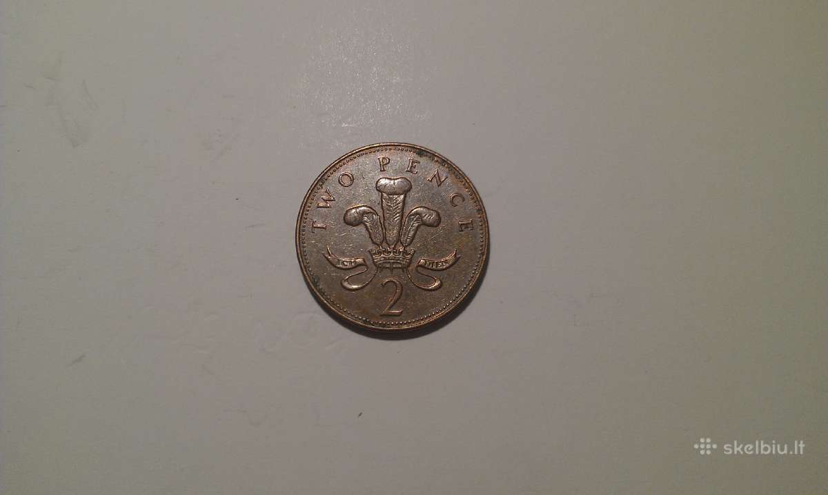 Moneta 2000 UK (British) Elizabeth II Coin-2 Pence - nuotraukos Nr. 2
