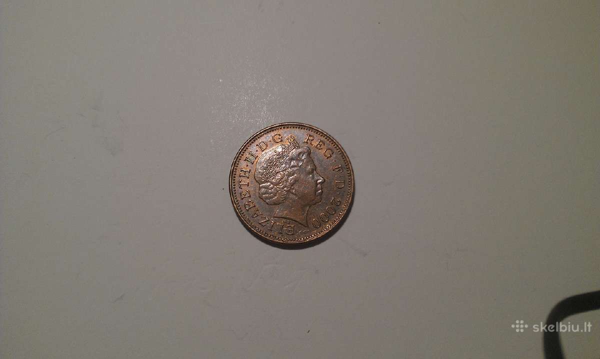 Moneta 2000 UK (British) Elizabeth II Coin-2 Pence
