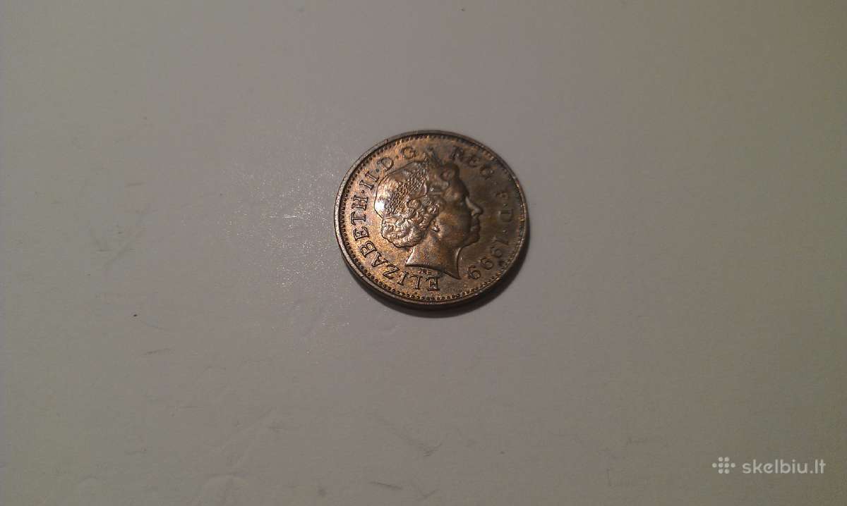 Great Britain One Penny Queen Elizabeth 11 1999 m.