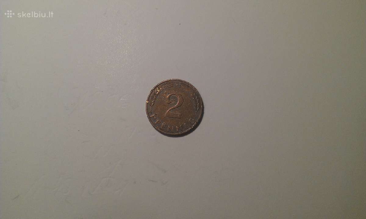 Moneta 2 Pfennig 1981 m. F