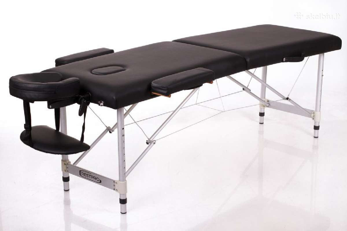 Sulankstomas masažo stalas Restpro Alu 2 (S) Black
