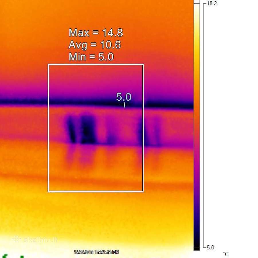 Skylių vamzdyje radimas ir termovizoriaus nuoma - nuotraukos Nr. 2