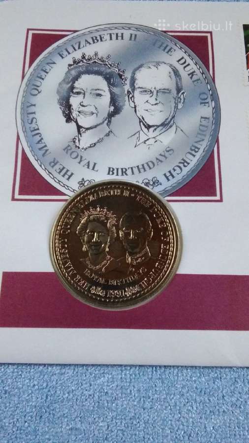 Moneta Turks and Caicos isl. 1991 m. 1 krona