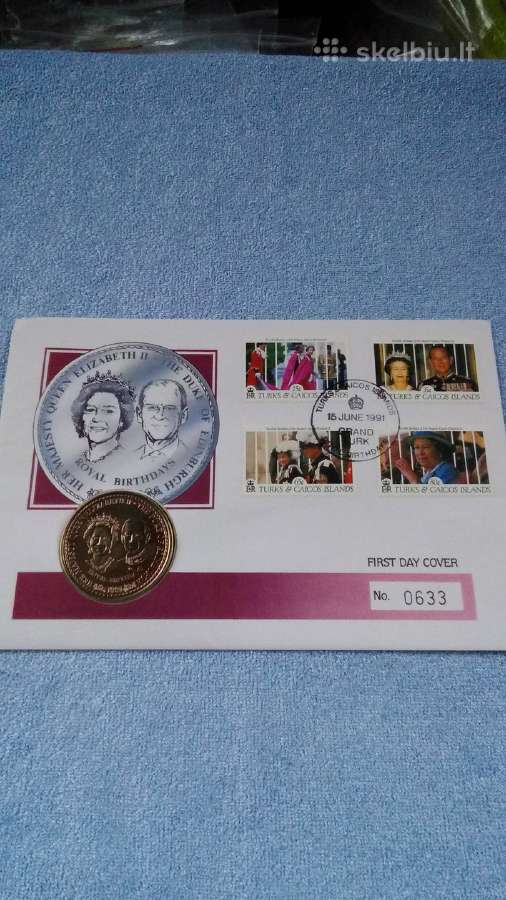 Moneta Turks and Caicos isl. 1991 m. 1 krona - nuotraukos Nr. 3