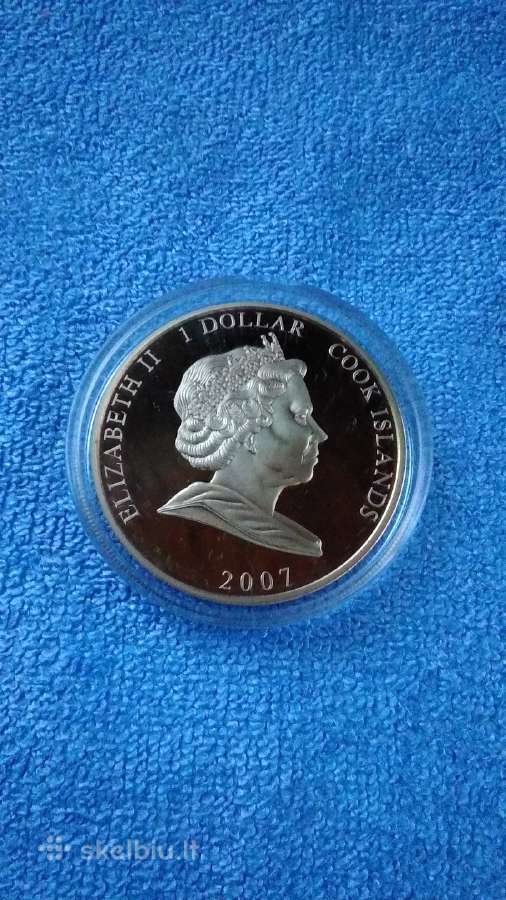 Cook islands 2007 m. 1 dollar cu ni - nuotraukos Nr. 2