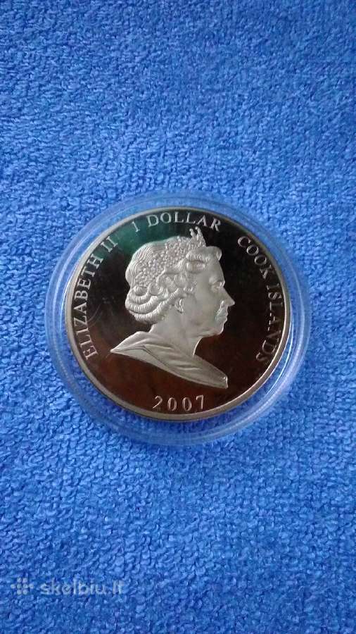 Cook islands 2007 m. 1 dollar cu ni - nuotraukos Nr. 2