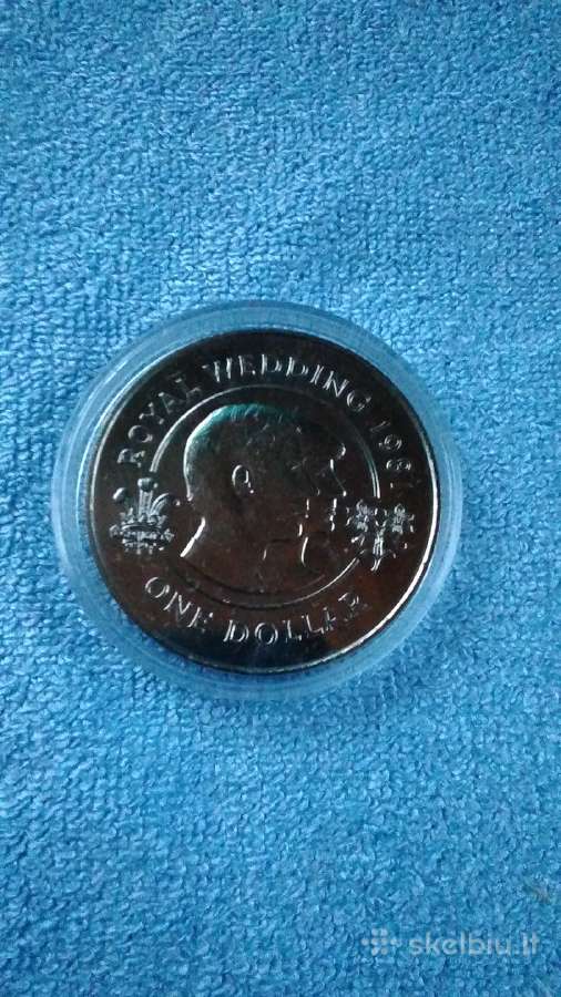 Moneta Bermuda 1981m. 1 dollar, cu-ni