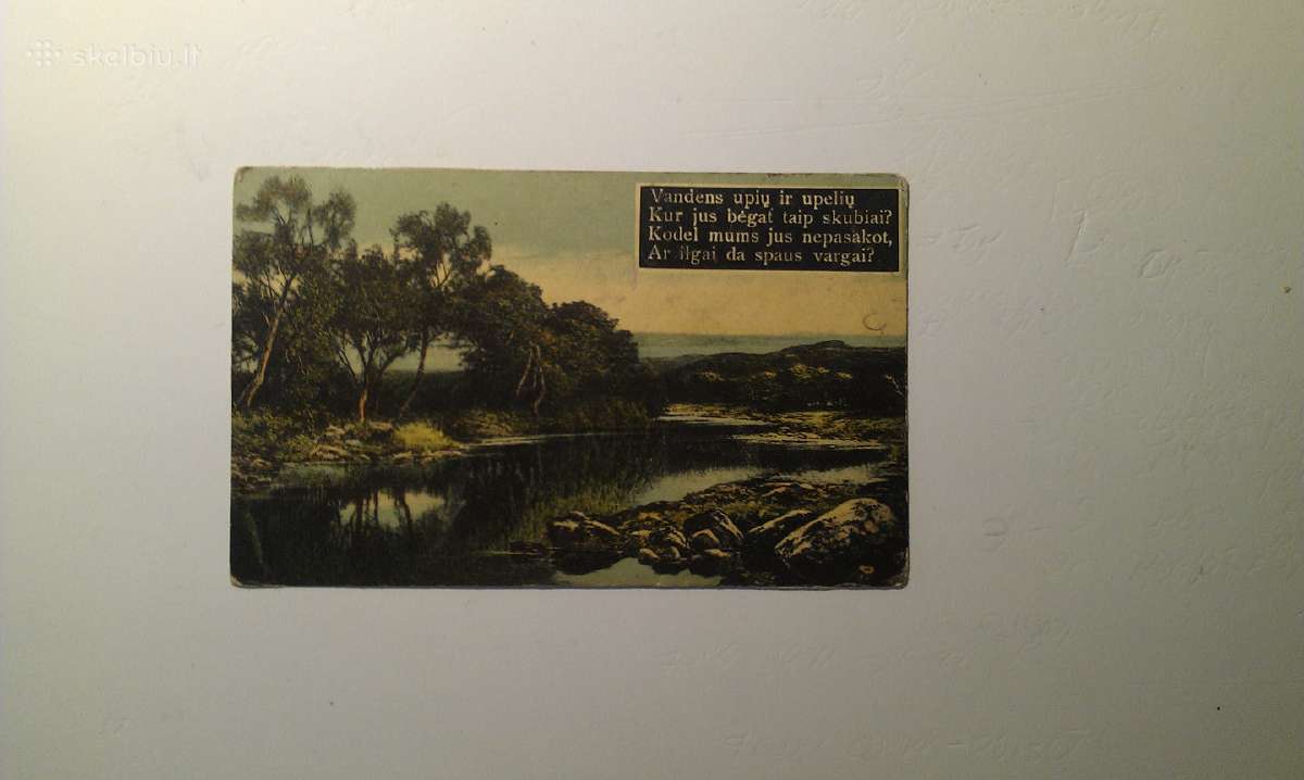Seną atvirutę dar iš 1926 m. - nuotraukos Nr. 2