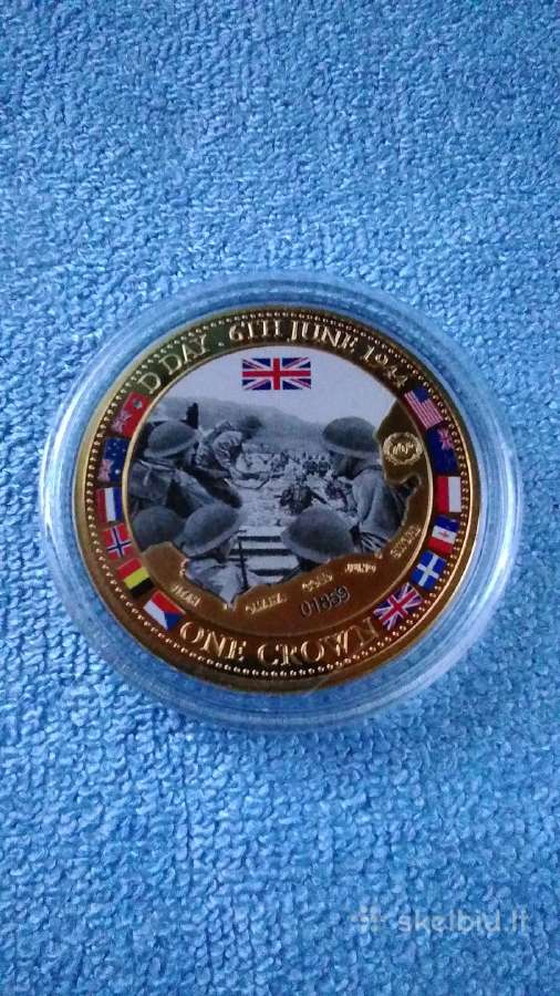 Tristan da Cunha 2014 m. 1 crown cu ni