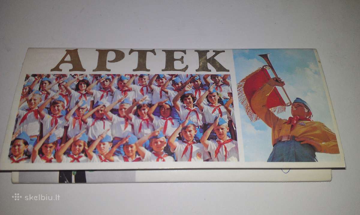 Atviručiu komplektas "artek"1976 kolekcijai